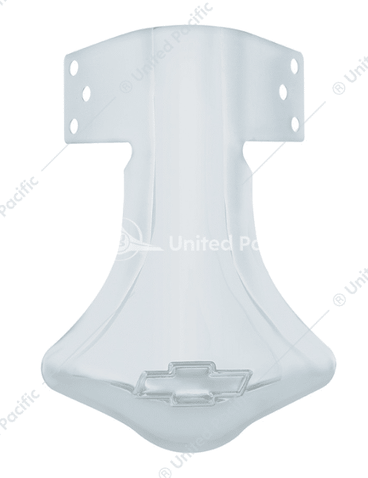 Auspuffblende Chevy Bowtie Edelstahl C2003 Exhaust Tip 1 STAINLESS STEEL CHEVORLET BOWTIE LOGO EXHAUST DEFLECTOR