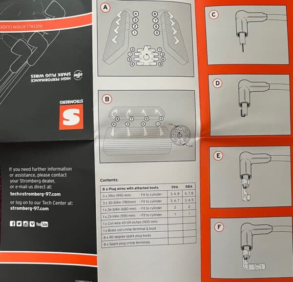 Stromberg 97 Zündkabel set e-FIRE Set 9706K
