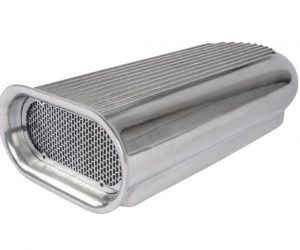 Hilborn Scoop Dual Carb Aluminium poliert 20 Zoll Doppelvergaser R5233