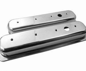 Ventildeckel Small Block Centerbolt SB Alu Glatt Chevrolet Chevy