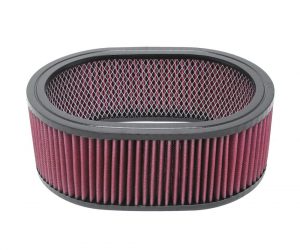 12 Zoll Luftfiltereinsatz Oval 4" hoch auswaschbar R2126