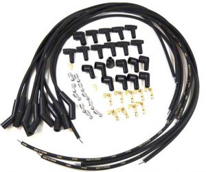 Zündkabel V8 Set Silikon 8,5mm schwarz 135 grad gewinkelt Mopar R4604