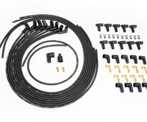 Zündkabel Silikon V8 Set schwarz 8,5mm 90 Grad gewinkelt Chevy R4603