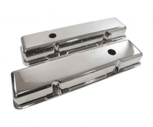 Chevy Ventildeckel Small Block Aluminium Glatt GM