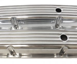 Ventildeckel Chevrolet Alu SB Hoch Nostalgic Rippen GM