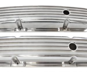 Ventildeckel Nostalgic Aluminium Rippen Chevrolet GM Valve Cover SB