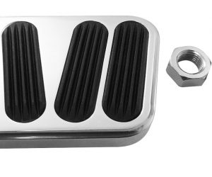 Bremspedal Aluminium Billet poliert Brake Pedal 4 Zoll x 2 1/2"