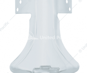 STAINLESS STEEL CHEVORLET BOWTIE LOGO EXHAUST DEFLECTOR