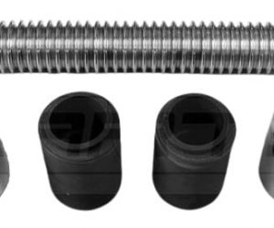 Kühlerschlauch V8 Kühler Schlauch Set 30cm Edelstahl Street Rod