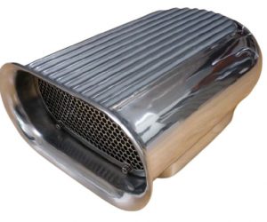 Hilborn Scoop Aluminium poliert All Finned 13,5 Zoll R5247