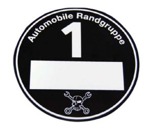 Automobile Randgruppe - Feinstaubplakette Schwarz
