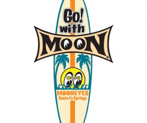 Go! with MOON Surfboard Sticker MOONEYES DM147 Aufkleber