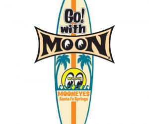 Go! with MOON Surfboard Sticker MOONEYES DM147 Aufkleber