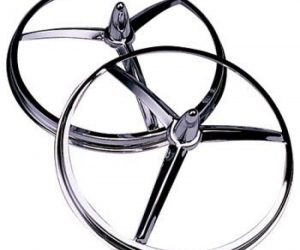 Tri Bar Ring Cover Missle - Tri-bar Ring Cover MISSLE 7" Set MOONEYES AA137L