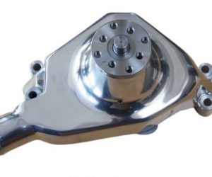 Wasserpumpe Chevy Small Block Aluminium poliert Chevrolet