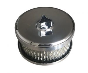 4 Zoll Luftfilter Chrom Rund Offen Ford Flathead Oldtimer R2170