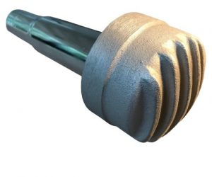 OTB Gear 6822 - Finned Breather Oil Filler Tube Matt Vintage Entlüfter